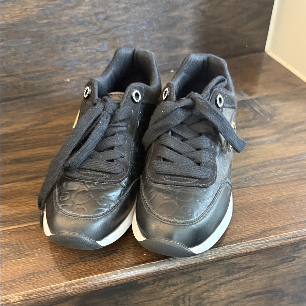 Guess Black Embossed Sneakers